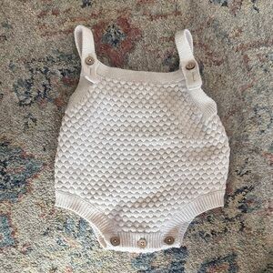 Jamie Kay Cream Textured Knit One Piece